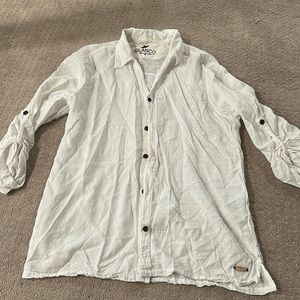 White button up size medium